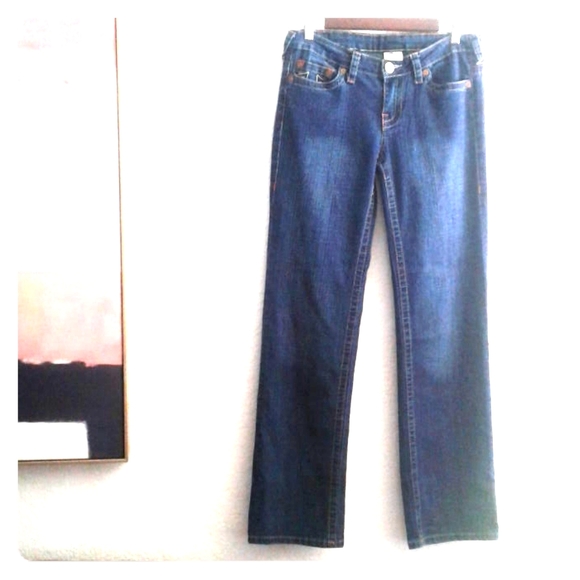 True Religion Straight Jeans Size 28 - Picture 1 of 7
